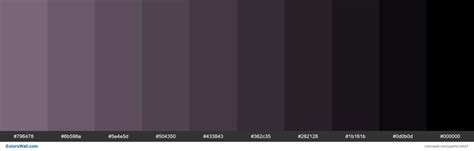 Shades Xkcd Color Purple Grey 866f85 Hex Purple Color Palettes