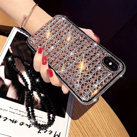 Luxury Bling Fashion Glitter Diamond Rhinestone Case For Iphone Xs Max