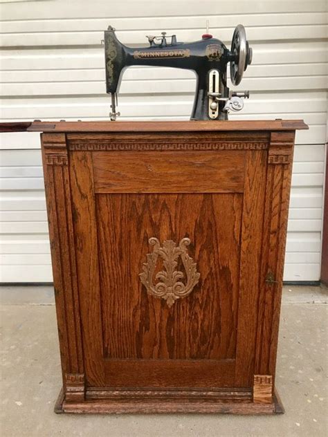 Minnesota Treadle Sewing Machine In Cabinet Risknaxre