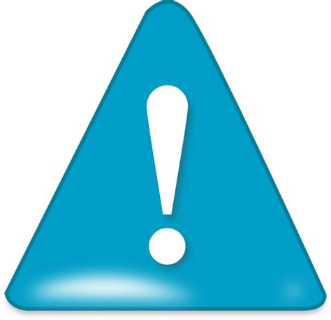 Attention In Blue Clip Art At Vector Clip Art