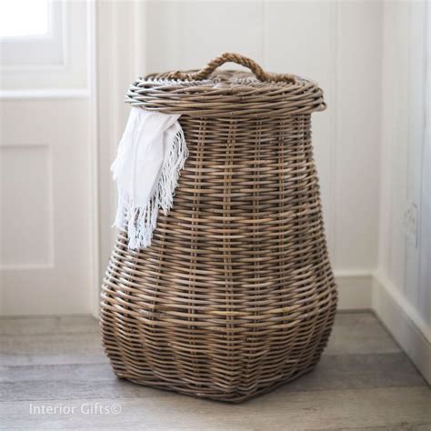 Sold and shipped by best choice products. Bembridge Laundry Basket in Rattan Tapered Style with Lid ...