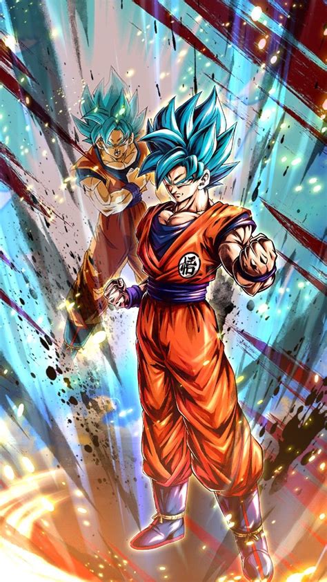 Goku Super Saiyajin Blue Dragon Ball Legends Dragon Ball Painting