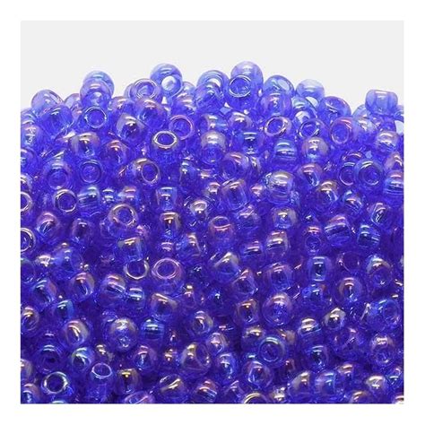 Toho Seed Beads 80 Transparent Rainbow Sapphire 10g