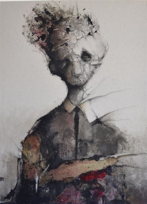 Eric Lacombes Art Horror Art Creepy Art Portrait Art