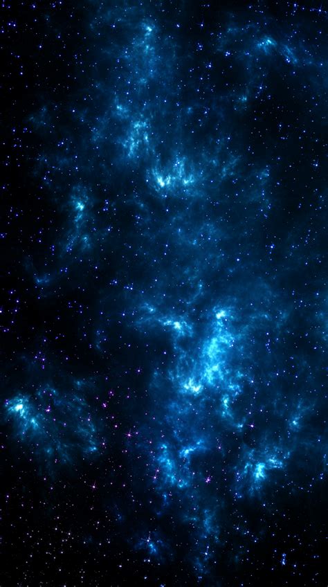 Nebula Wallpaper Blue