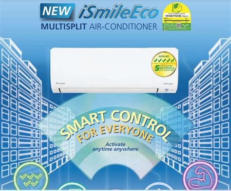 New Cheap Daikin Ismile Eco Aircon R Inverter Ticks Wifi Build In