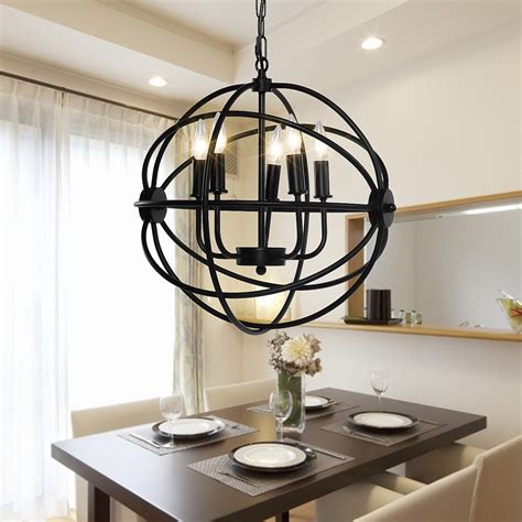 See more ideas about kitchen lighting, kitchen ceiling lights, kitchen lighting fixtures. Metal Rustic Pendant Lights Ceiling Chandelier Light 5 ...