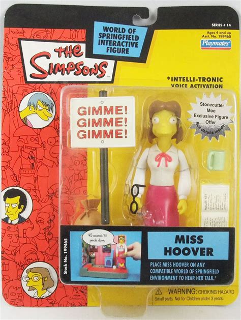 The Simpsons Playmates Miss Hoover Series 14