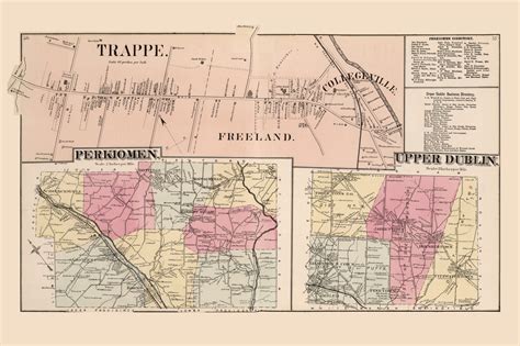 Perkiomen And Upper Dublin With Villages Of Freeland And Collegeville