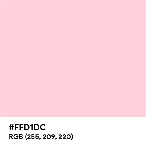 Ffd1dc Color Name Is Pale Pink