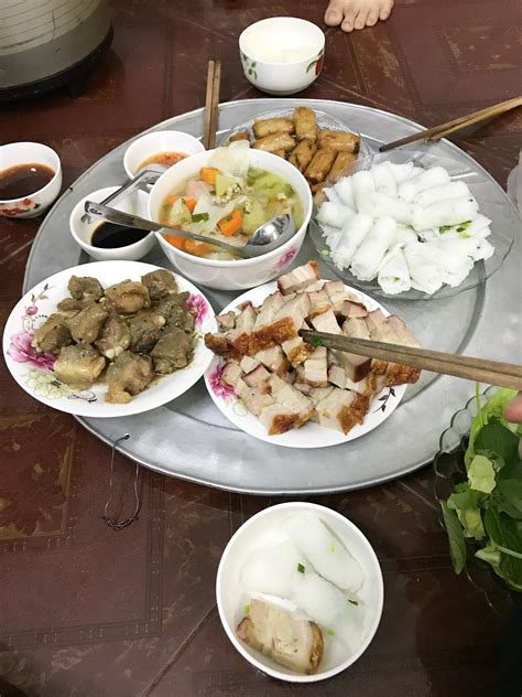 Assorted Homemade Vietnamese Food Rvietnam