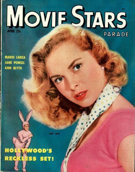 Janet Leigh Movie Stars Magazine April 1952 Cover Photo United States