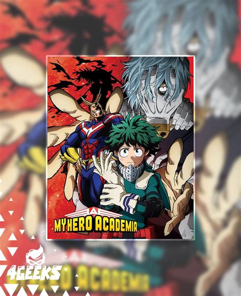 My Hero Academia Deku Vs Tomura Mini Poster 4geeks