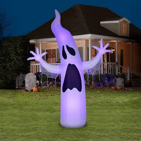 Buy Gemmy Lightshow Airblown Shortcircuit Ghoul Ghost Giant Black Light
