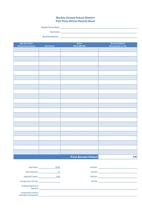 40 Free Payroll Report Templates Excel Word Templatelab