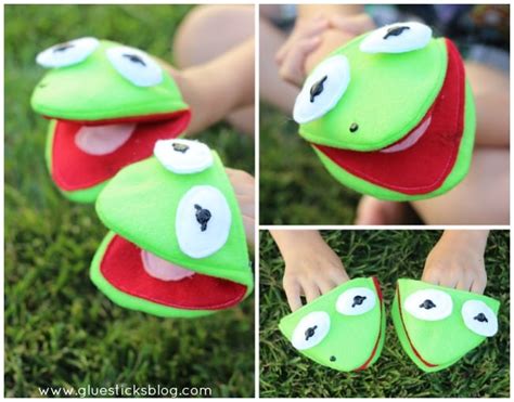 Kermit The Frog Hand Puppet Pattern An Easy Project For Beginners