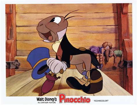 Jiminy Cricket Is To Be Pinocchios Conscience Cliff Edwards As Jiminy