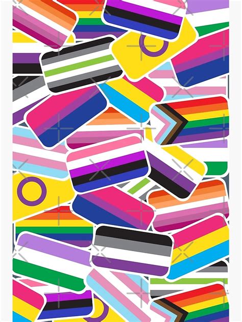 Pride Flag Collection Lgbtq Sexual Identity Pride Flags Collection