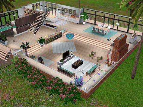 Pin By Junelly On Mes Maisons Sims 3 Sims Freeplay Houses Sims House