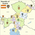 Republic of Austria by fennomanic on DeviantArt | Austria map, Europe ...