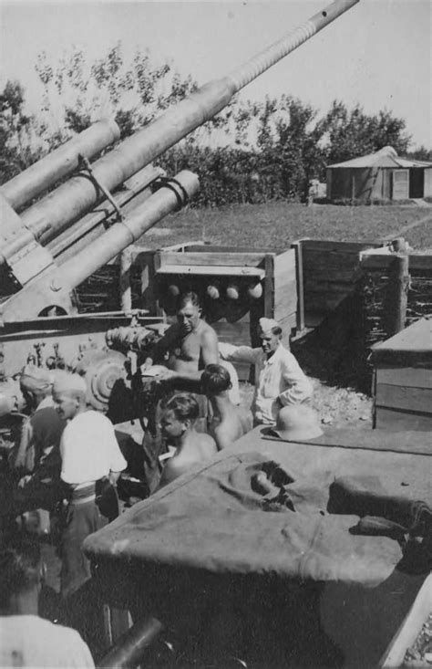 Flak 105 Of Abteilung 287 World War Photos