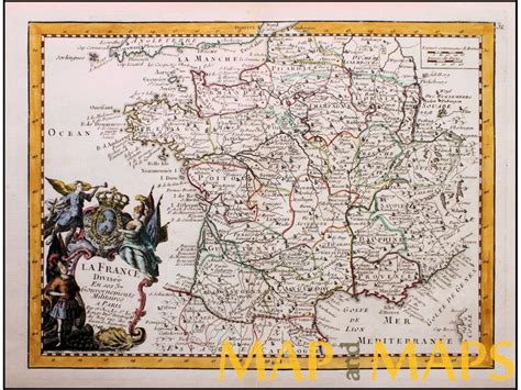 La France Antique Map Le Rouge 1759 Mapandmaps