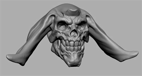 3D Stylized Skull | CGTrader