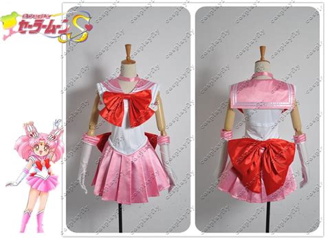 Sailor Moon Chibiusa Sailor Chibi Moon Cosplay Costume Custom Made Any Size Pink Girl Skirt