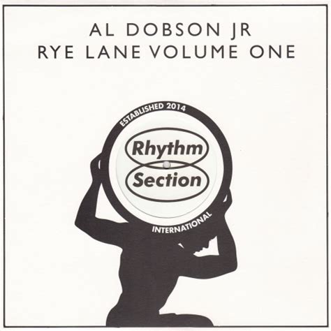 Al Dobson Jr Rye Lane Volume One Plug Seven Records