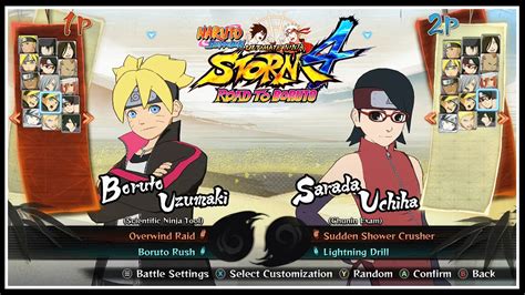 All Characters And Costumes Road To Boruto And All Dlc Included Naruto
