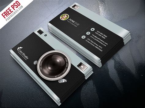 Photography Business Card Template Free Psd