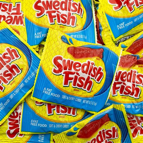 Buy Swedish Fish Soft And Chewy Candy Individually Wrapped Packs 64 Count Bulk Online At