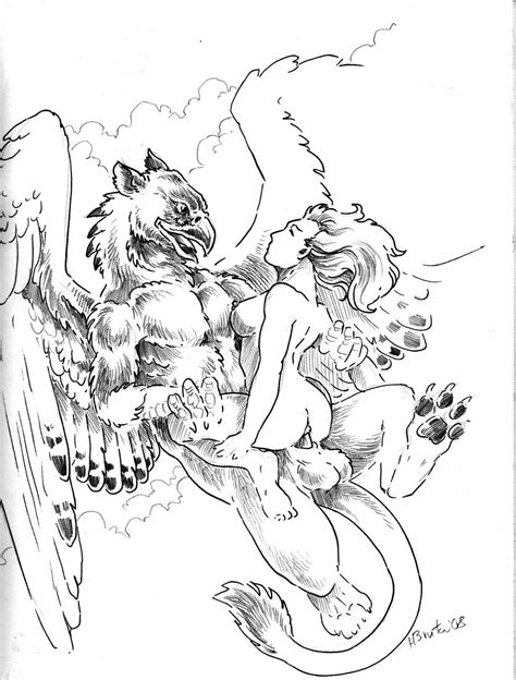 Rule 34 2008 Avian Couple Female Flying Gryphon Heather Bruton Human Male Sex Straight 598600
