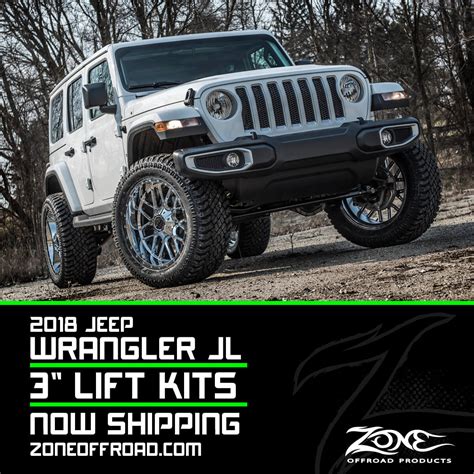 3 Lift Kits For Jeep Wrangler Jl Npa 145 Zone Offroad News