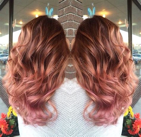 Rose Gold Ombre Hair Ombre Hair Hair Styles Hair Inspiration Color