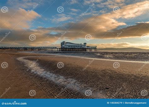 The Grand Pier Weston Super Mare England Editorial Stock Image