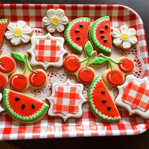 Sin Título Por My Littlebakery Watermelon Cookies Summer Sugar
