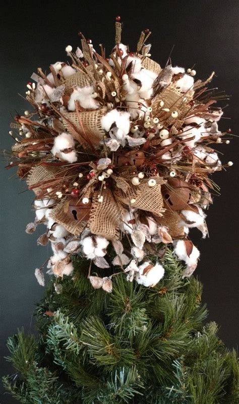 Dan's christmas tree yard art is made of wood and trimmed make a rustic and modern statement in your front yard with christmas tree silhouettes made from. CHRISTMAS TREE TOPPER Tree Topper Rustic Cotton Cotton ...