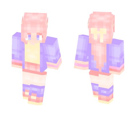 Download ☋ Neko ☋ Kawaii Casual Minecraft Skin For Free