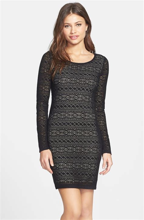 Collective Concepts Textured Knit Body Con Dress Nordstrom