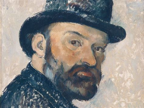 Cézanne’s “self Portrait With Bowler Hat ” From 1885 86 Cezanne Portraits Paul Cezanne Cezanne