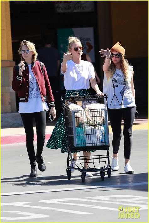 Cara Delevingne And Ashley Benson Spend The Afternoon Grocery Shopping