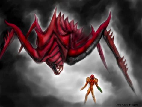 parasite queen by alienorb on deviantart parasite queen metroid