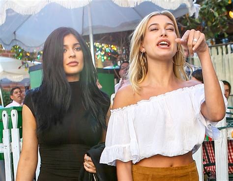 Kylie Jenner And Hailey Baldwin From The Big Picture Todays Hot Photos