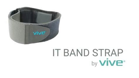 It Band Strap By Vive Iliotibial Band Compression Wrap Outside Of Knee Pain Hip Thigh