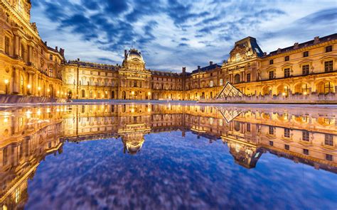 City Louvre Paris France Wallpapers Hd Desktop And Mobile Backgrounds