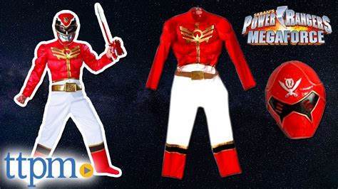 Power Rangers Megaforce Red Ranger Classic Muscle Costume From Disguise