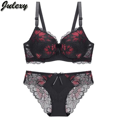 Buy Julexy New 2019 Sexy Plus Szie D E Cup Women Bra Set Lace Intimates