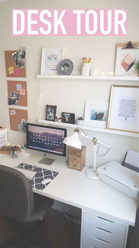 Desk Tour How To Organize Your Desk Tips Decor Bedroom Desk