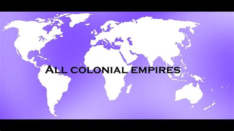 All Colonial Empires Youtube